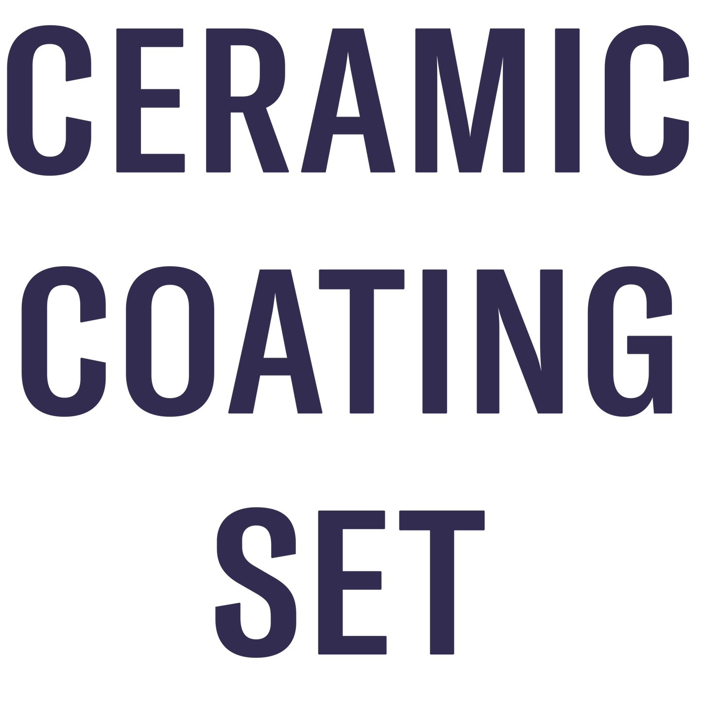 Ceramic Coating Set