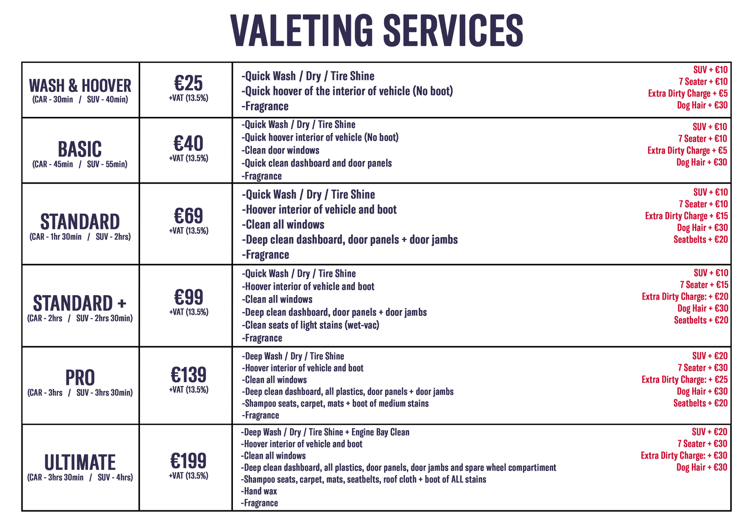 Car detailing online price near me